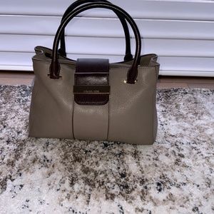 Brown and Beige Michael Kors Purse